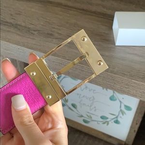 Gucci pink belt